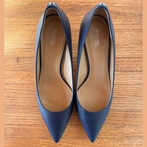 Michael Kors navy blue heels